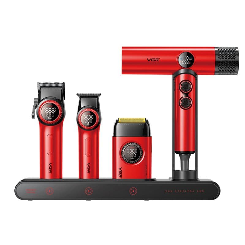 طقم عناية VGR Stepless Pro 4 in 1 (V-001, V-977, V-377, V-401)